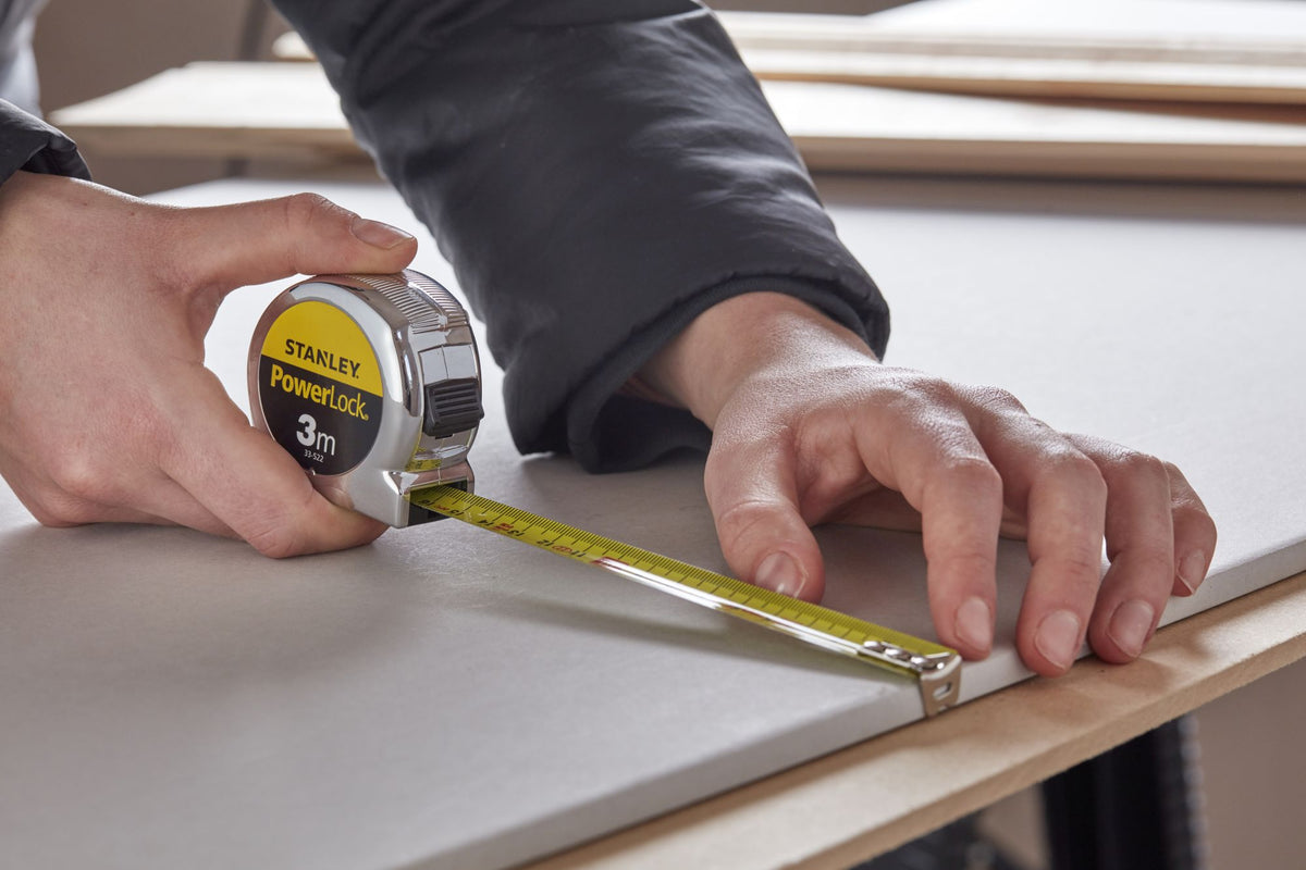 fita métrica powerlock® 3mx19mm - stanley (0-33-522) - 0-33-522