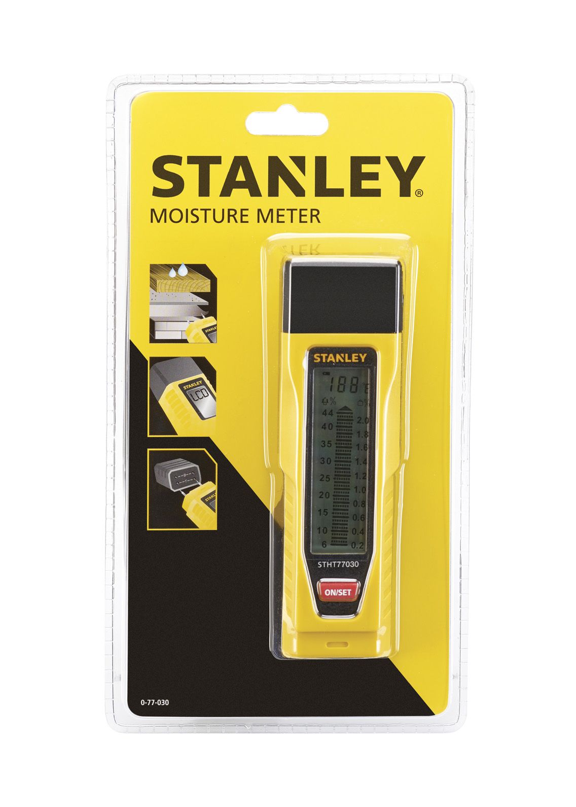 medidor de humidade - stanley (0-77-030) - 0-77-030
