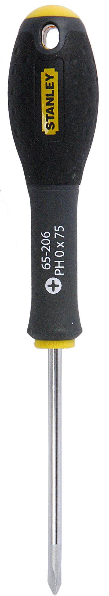 chave de fenda fatmax® phillips ph0x75mm - stanley (1-65-206) - 1-65-206