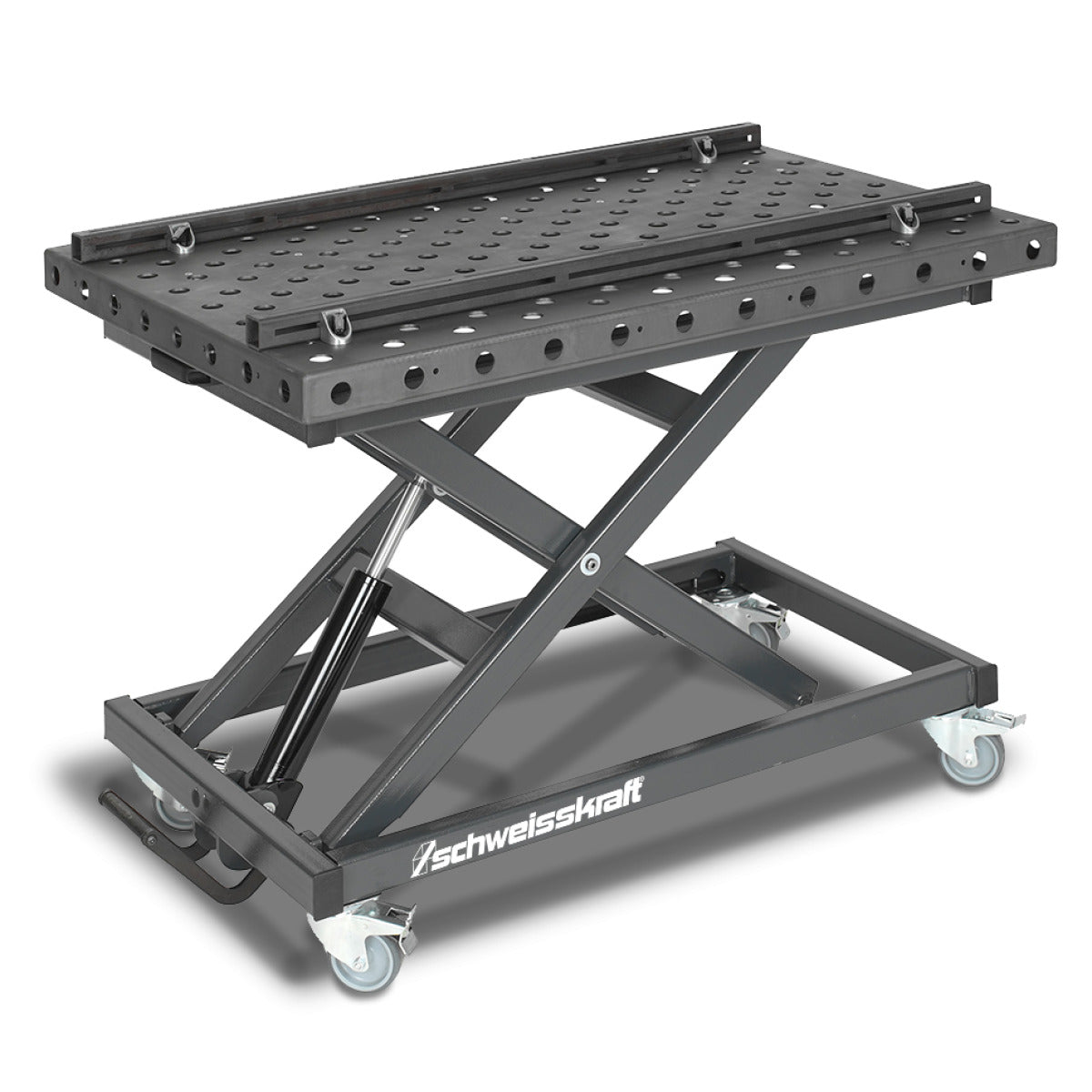 mesa de montagem e soldagem, regulável em altura mat 300 sh - schweisskraft (1520002) - 1520002