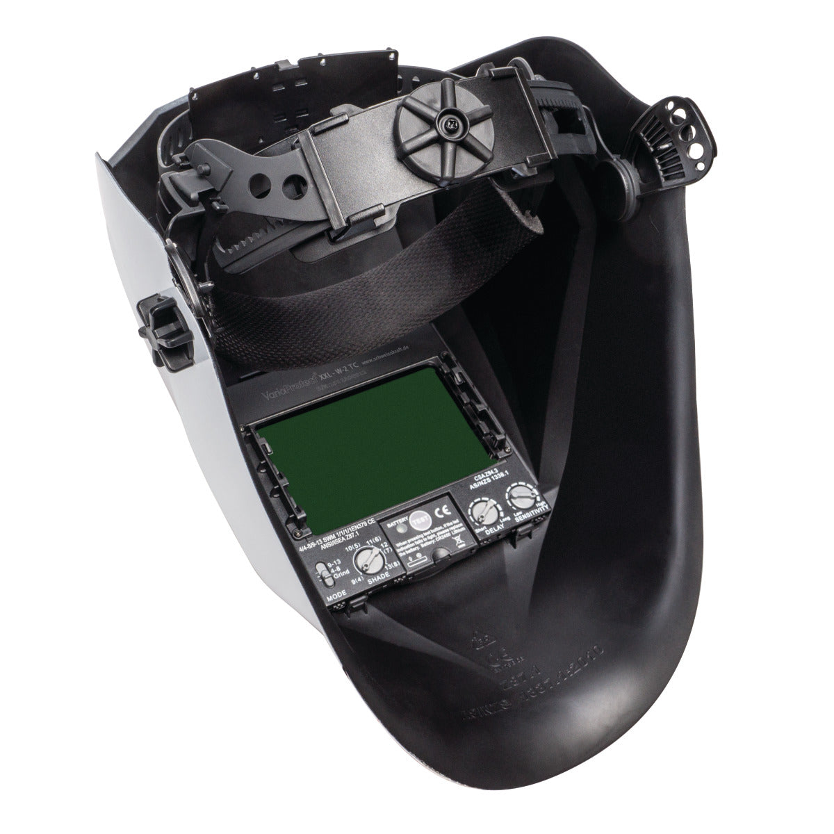 capacete de soldadura automático varioprotect xxl-w-2 tc laranja - schweisskraft (1654025-3) - 1654025-3