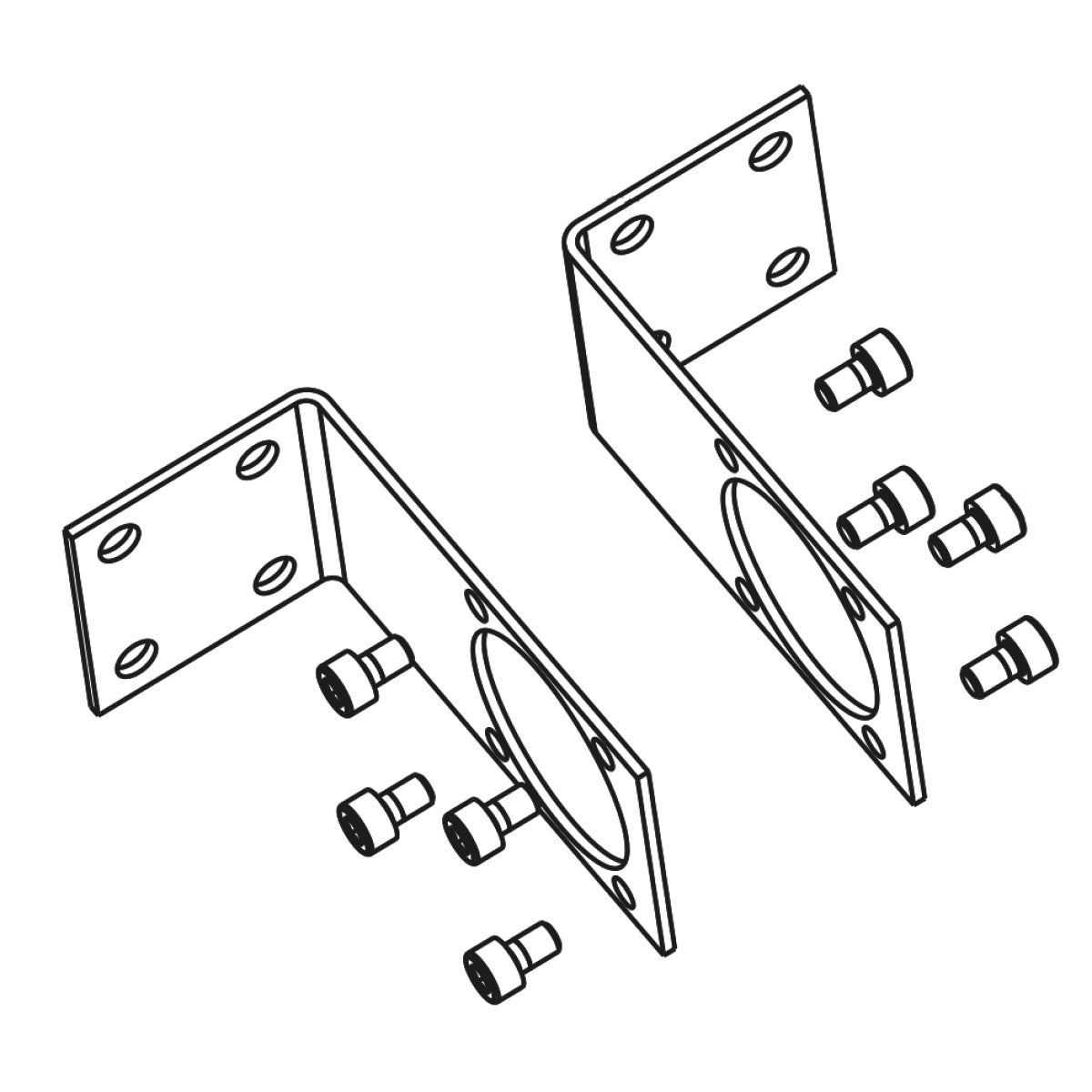 suporte de parede para s040, s050, s055 - aircraft (2047001) - 2047001