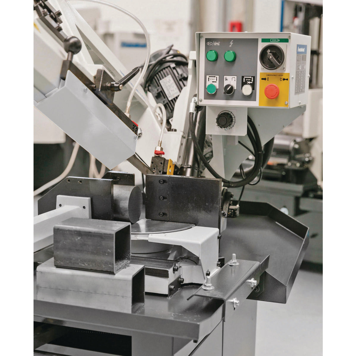 serrote de fita manual com braço rotativo e descida hidráulica bmbs 230 x 280 h-dg - metallkraft (3680013) - 3680013