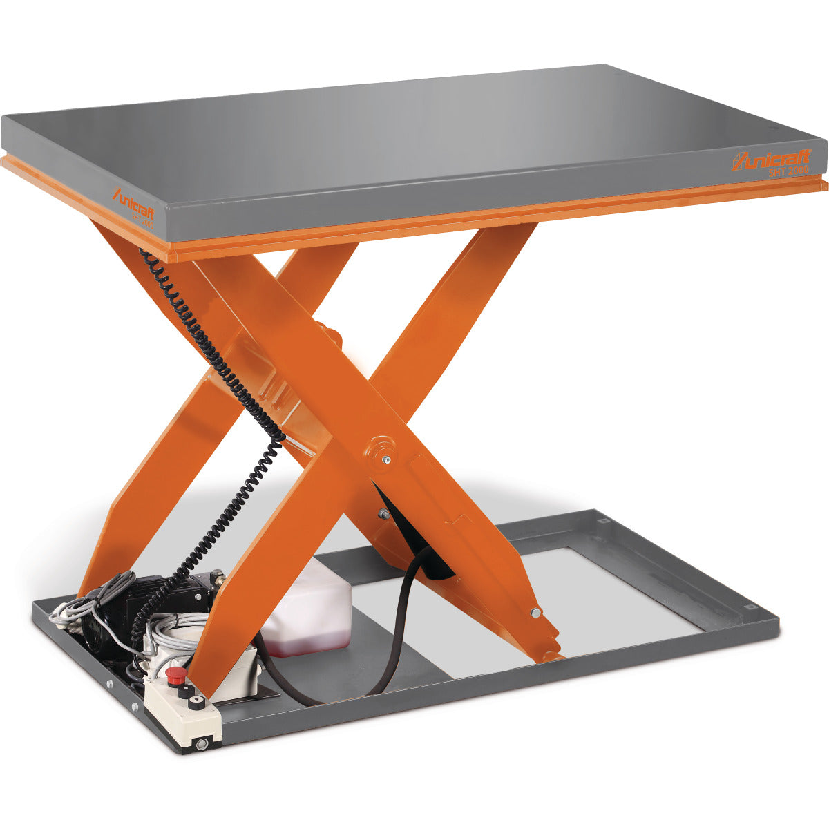 mesa elevatória eletrohidráulica em tesoura sht 2000 - unicraft (6154200) - 6154200
