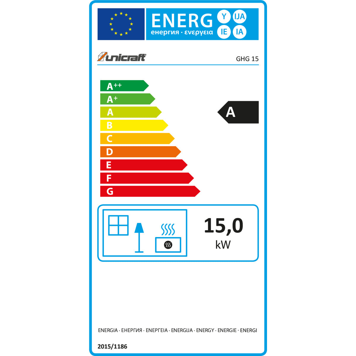 aquecedor a gás ghg 15 - unicraft (6520015) - 6520015