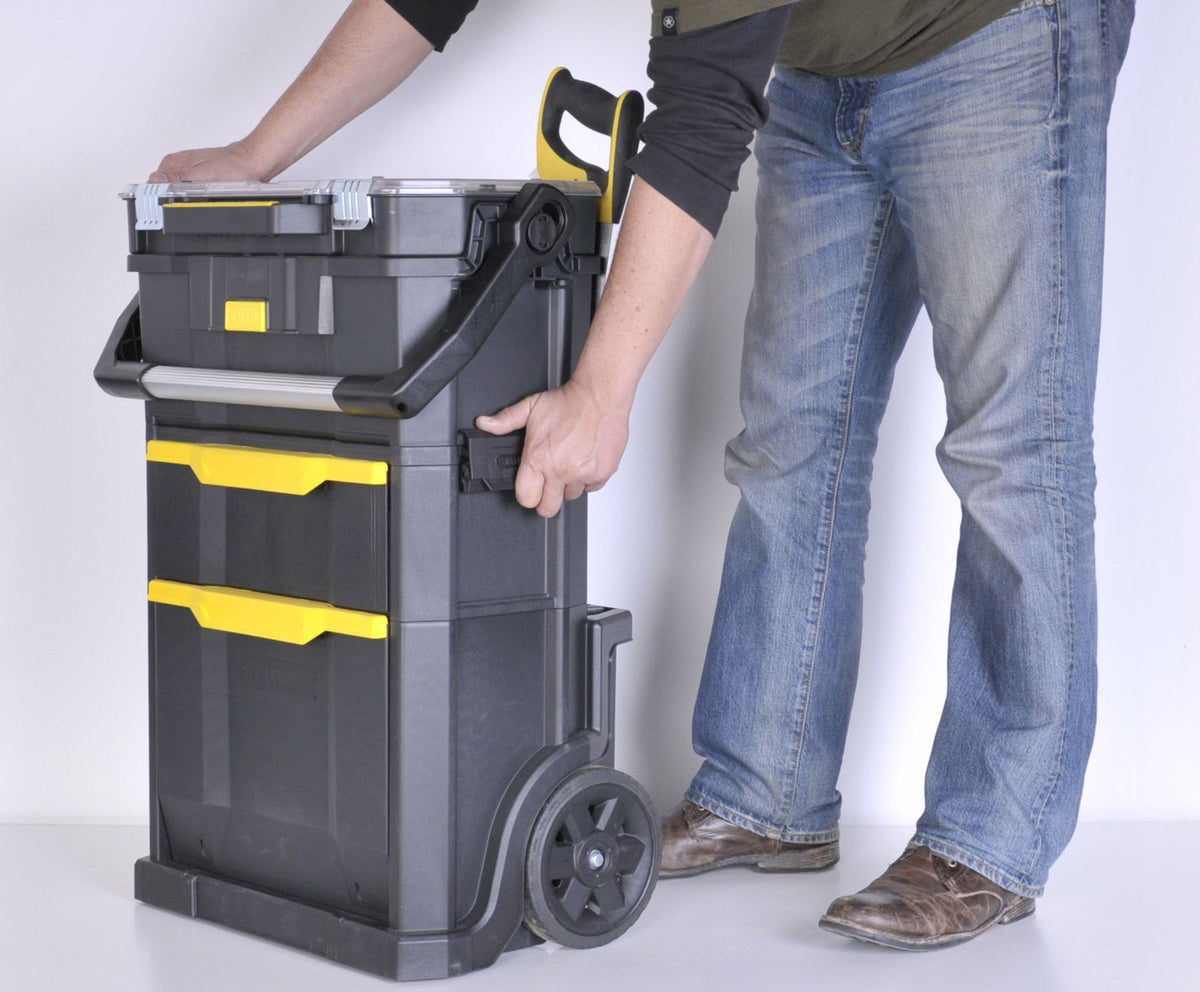 oficina móvel modular com organizador superior - stanley (stst1-79231) - stst1-79231