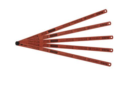 Lâminas de Serra Rubis Aço HSS 300mm 1x18TPI, 3x24TPI, 1x32TPI - 5 Unidades - STANLEY (0-15-900) - vista 1