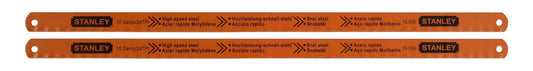 lâminas de serra moly aço hss 300mm 24tpi - 2 unidades - stanley (0-15-906) - 0-15-906