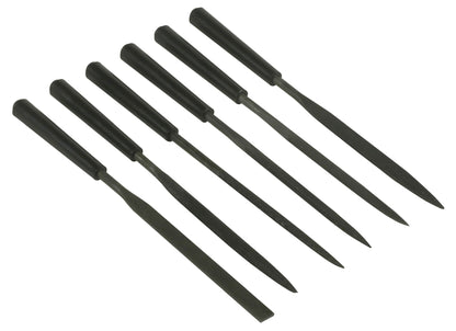 Conjunto de 6 Limas de Agulha 6'/150mm - Redonda, Plana, Triangular, Media Cana Meio Murça - STANLEY (0-22-500) - vista 1