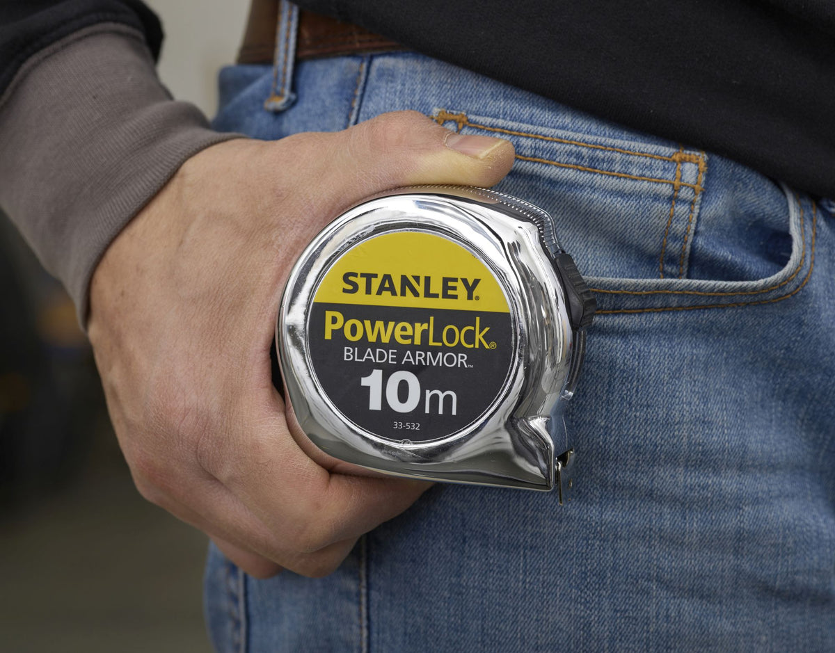 fita métrica powerlock® bladearmor™ 10mx25mm - stanley (0-33-532) - 0-33-532