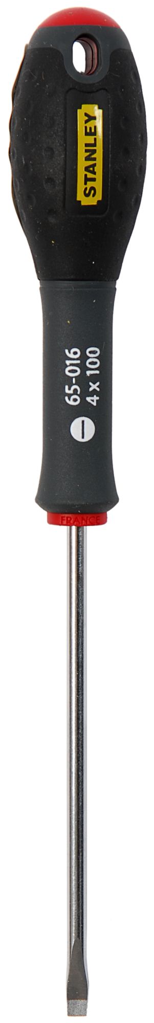chave de fenda fatmax® plano 4mmx100mm - stanley (0-65-016) - 0-65-016