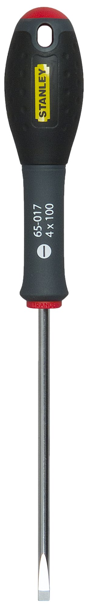 chave de fenda fatmax® paralelo 4mmx100mm - stanley (0-65-017) - 0-65-017