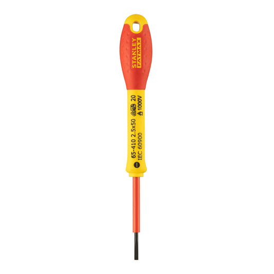 Chave de Fenda FATMAX® Plano Isolado 1000v 2,5mmx50mm - STANLEY (0-65-410) - vista 1