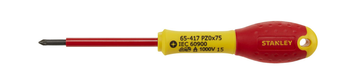 chave de fenda fatmax® phillips isolado 1000v pz0x75mm - stanley (0-65-417) - 0-65-417