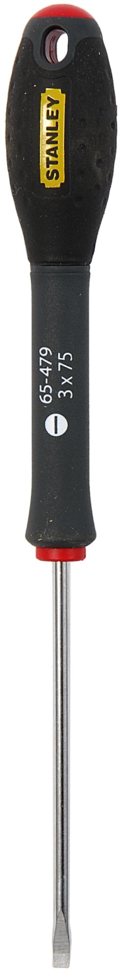chave de fenda fatmax® plano 3mmx75mm - stanley (0-65-479) - 0-65-479