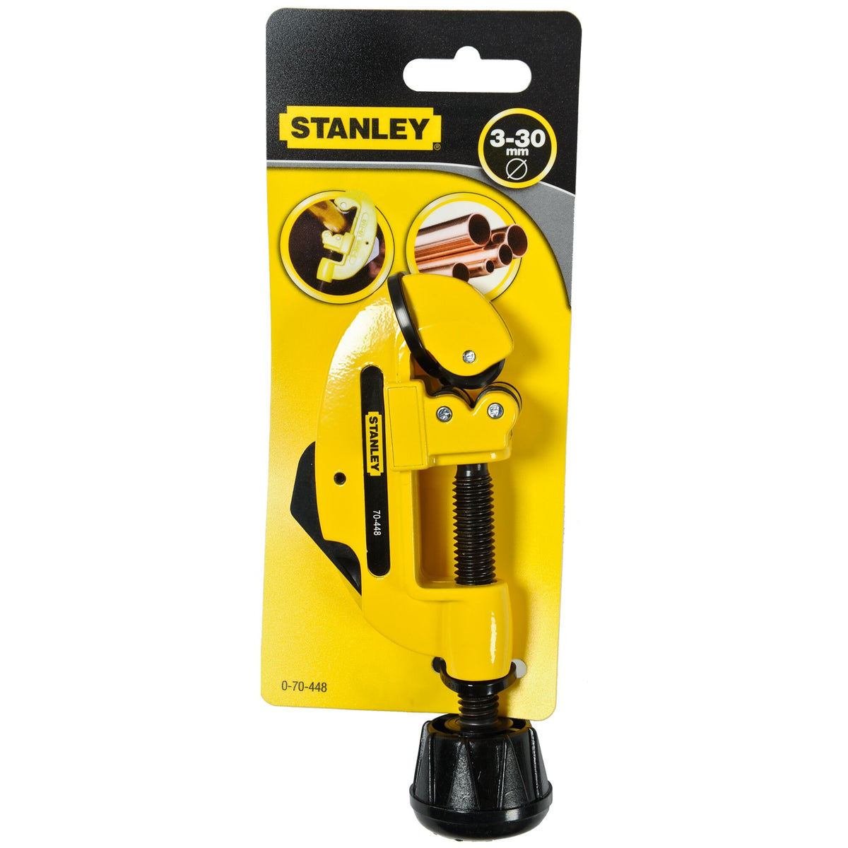 cortador de tubos ajustável 3mm a 30mm - stanley (0-70-448) - 0-70-448