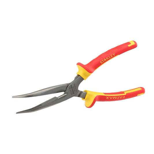 alicate fatmax® isolado 1000v boca longa angulada 200mm - stanley (0-84-008) - 0-84-008