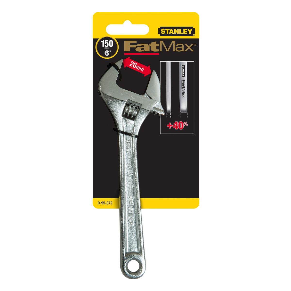 chave ajustável fatmax® 150mm - stanley (0-95-872) - 0-95-872