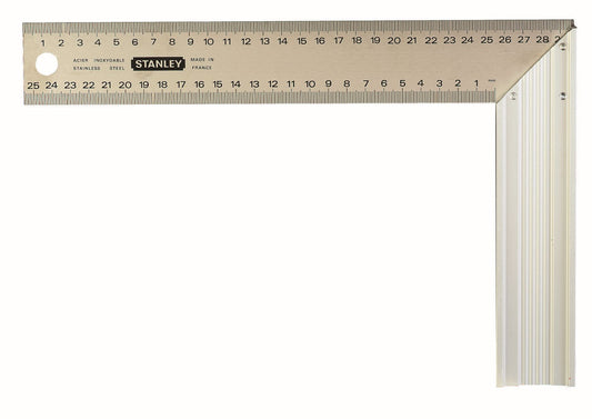 esquadro de carpinteiro 200x300mm - stanley (1-45-686) - 1-45-686