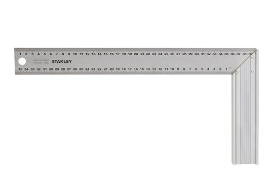 esquadro de carpinteiro 200x400mm - stanley (1-45-687) - 1-45-687