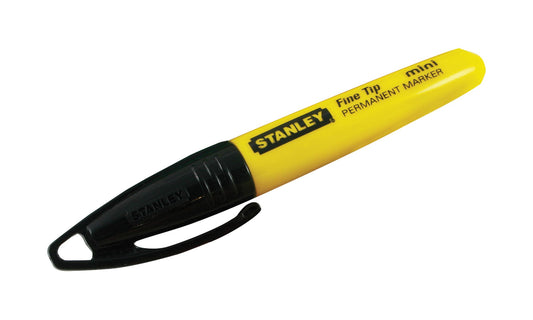 marcador mini ponta fina 72 unidades preta - contenedor - stanley (1-47-324) - 1-47-324