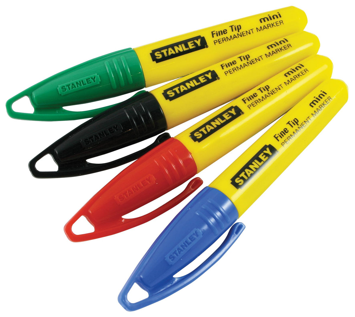 Marcador Mini Ponta Fina 72 Unidades Preta/Vermelho/Azul/Verde - Contenedor - STANLEY (1-47-329) - vista 1