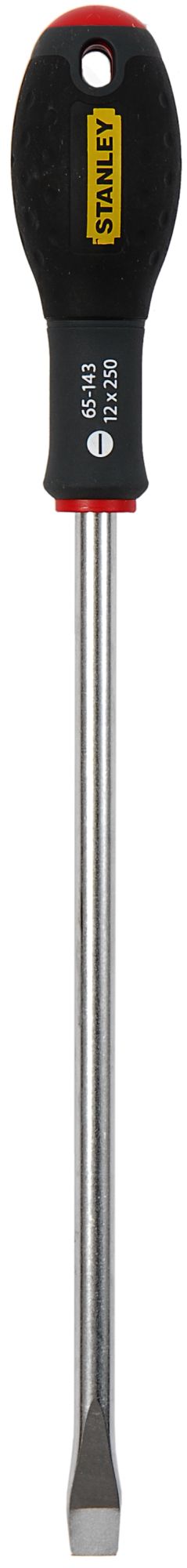 chave de fenda fatmax® plano 12mmx250mm - stanley (1-65-143) - 1-65-143