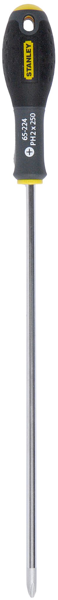 chave de fenda fatmax® phillips ph2x250mm - stanley (1-65-224) - 1-65-224
