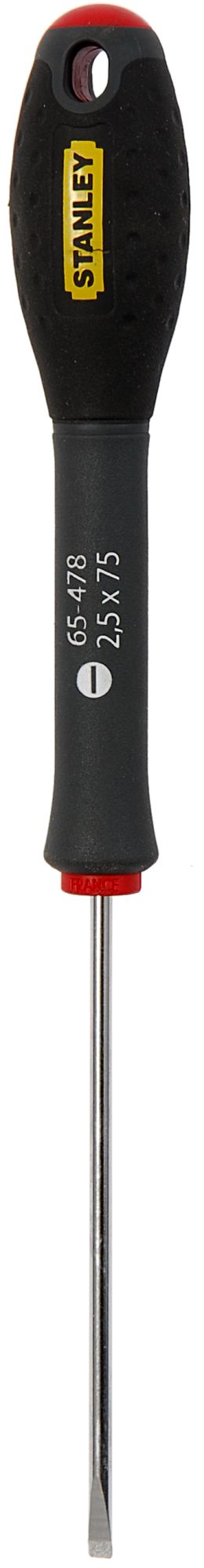 chave de fenda fatmax® plano 2,5mmx75mm - stanley (1-65-478) - 1-65-478