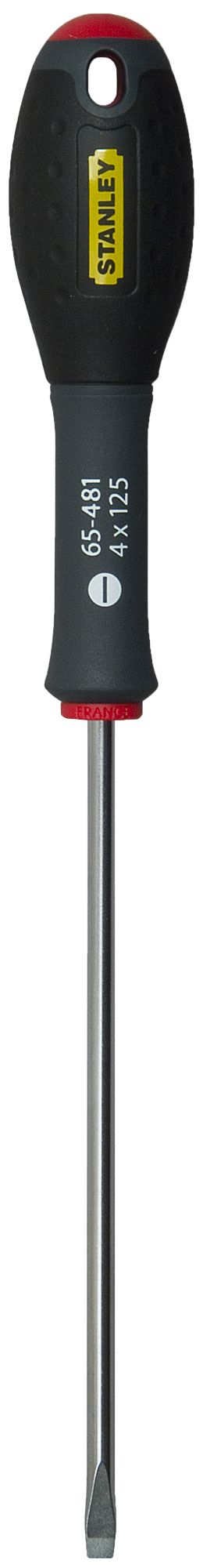chave de fenda fatmax® plano 4mmx125mm - stanley (1-65-481) - 1-65-481