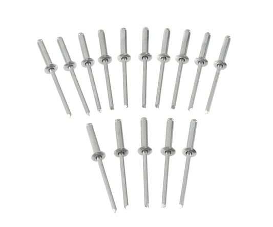 rebites alumínio 12mmx3mm - 15 unidades - stanley (1-paa48t) - 1-paa48t