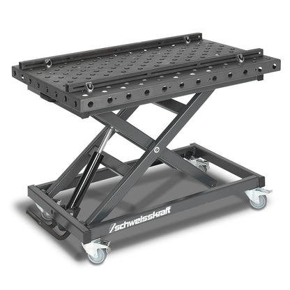 mesa de montagem e soldagem, regulável em altura mat 300 sh - schweisskraft (1520002) - 1520002