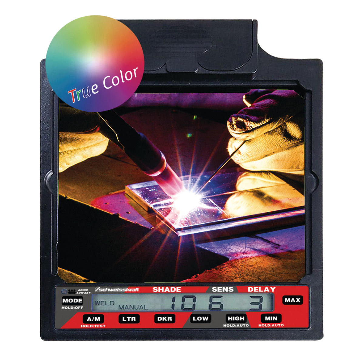 Capacete de soldadura automático VarioProtect 3XL-W DIGITAL TC - Schweisskraft (1654030) - vista 2