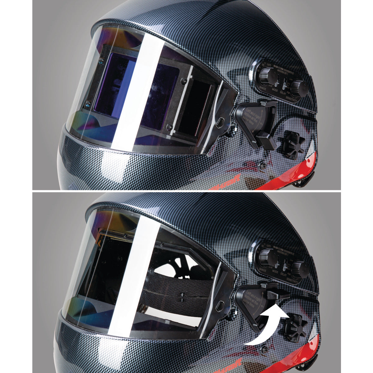 Capacete de soldadura automático VarioProtect XXL-W F-TC - Schweisskraft (1654100) - vista 4