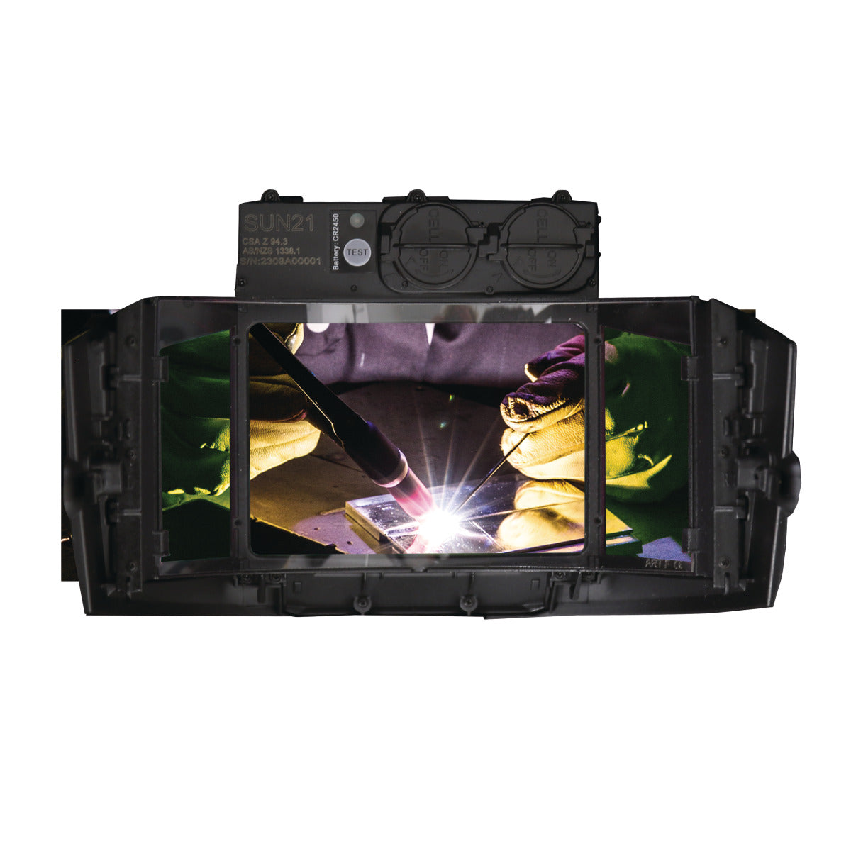 capacete de soldadura automático varioprotect panorama-w-2 tc - schweisskraft (1654110) - 1654110
