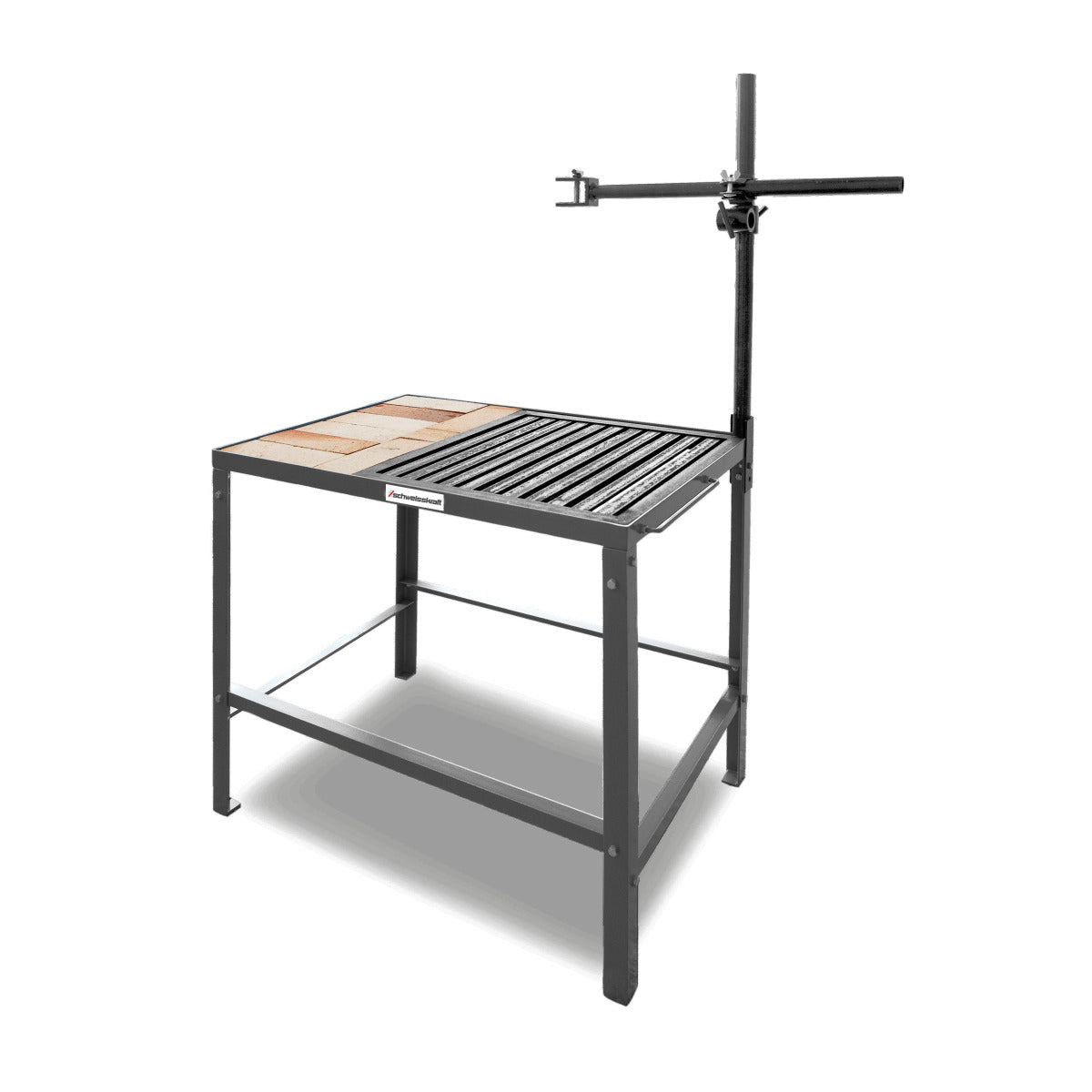 mesa de montagem e soldadura 600x600x800 sem gaveta - schweisskraft (1801000) - 1801000