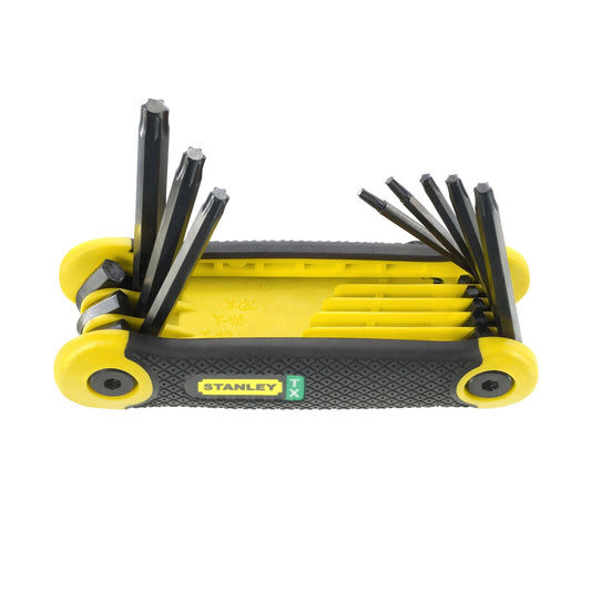conjunto de 8 chaves hexagonais torx® t9/t40 - stanley (2-69-266) - 2-69-266