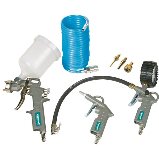 conjunto de ferramentas pneumáticas 7 peças dws 7 - aircraft (2102007) - 2102007
