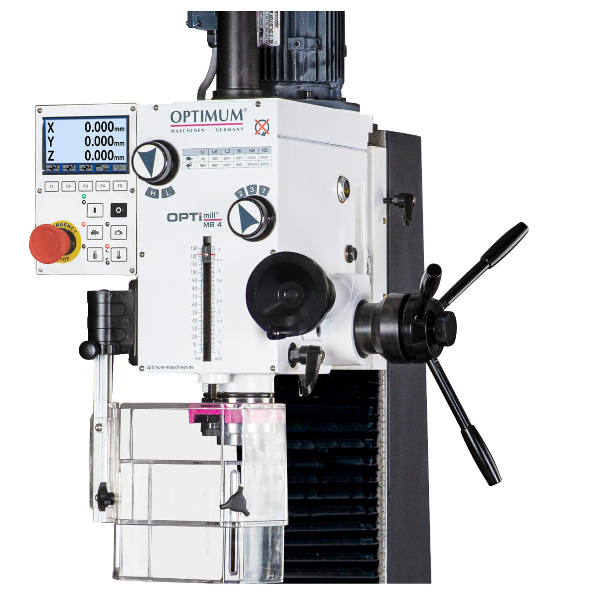 Fresadora/Furadora de precisão OPTImill MB 4D - Optimum (3338448) - vista 2