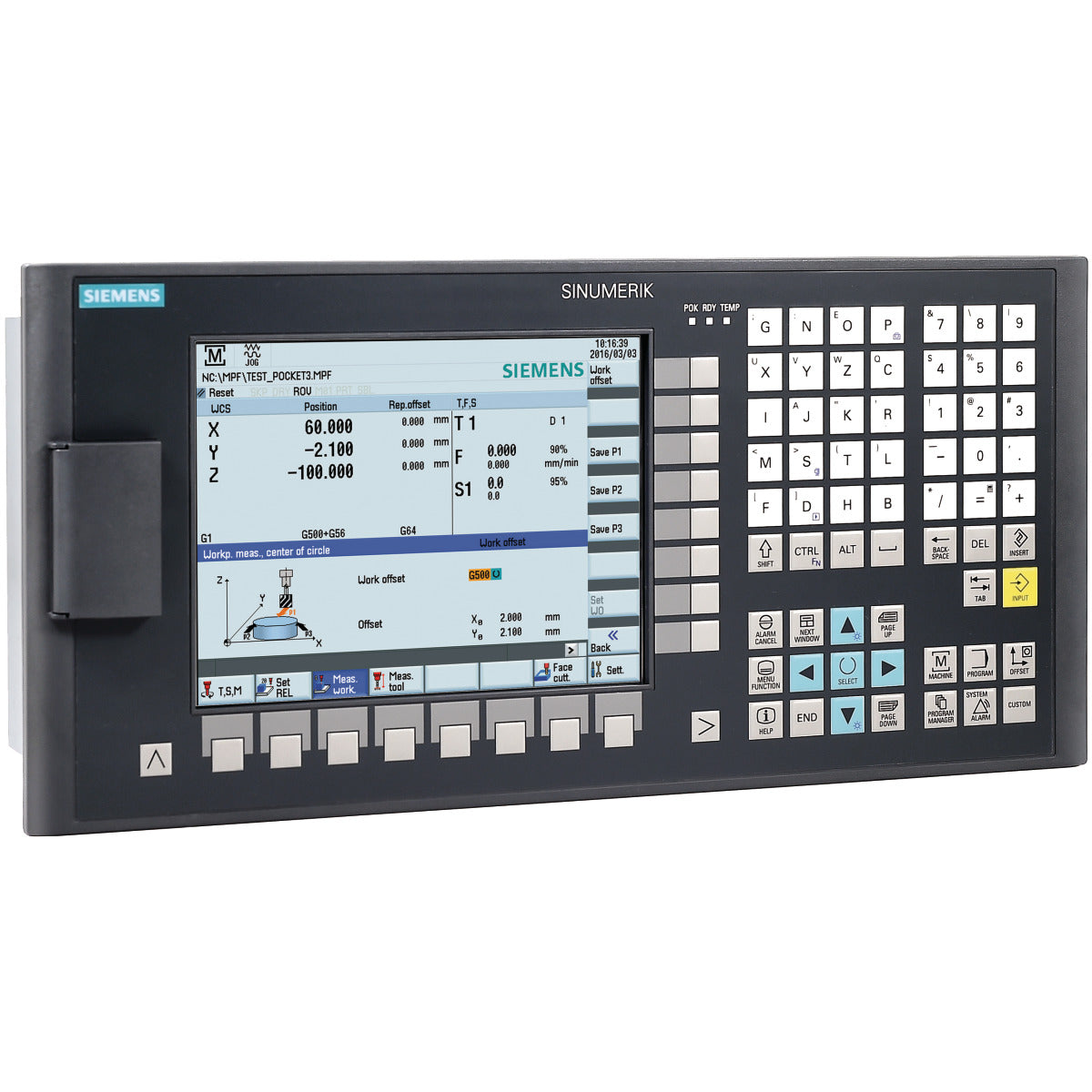 Fresadora CNC OPTImill F 105 Sinumerik 808D ADVANCED - Optimum (3501100) - vista 2