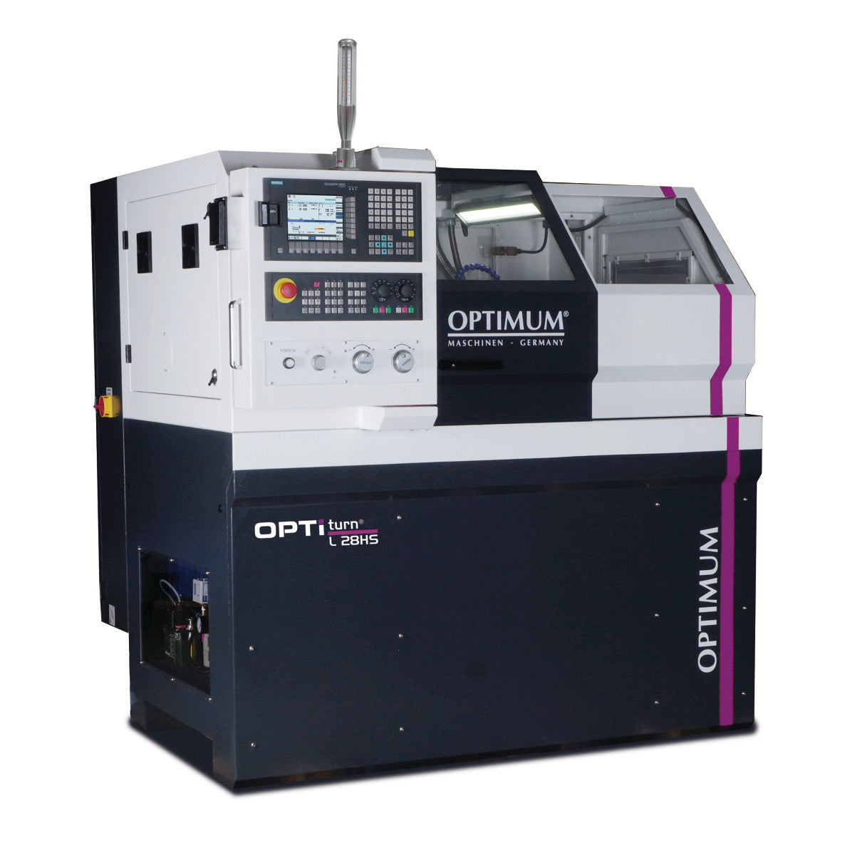 Torno CNC OPTIturn L 28HS SINUMERIK 808D ADVANCED - Optimum (3504220) - vista 1