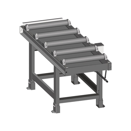 mesa de rolos 2000 x 600 mm, 2500 kg/m - metallkraft (3649253) - 3649253