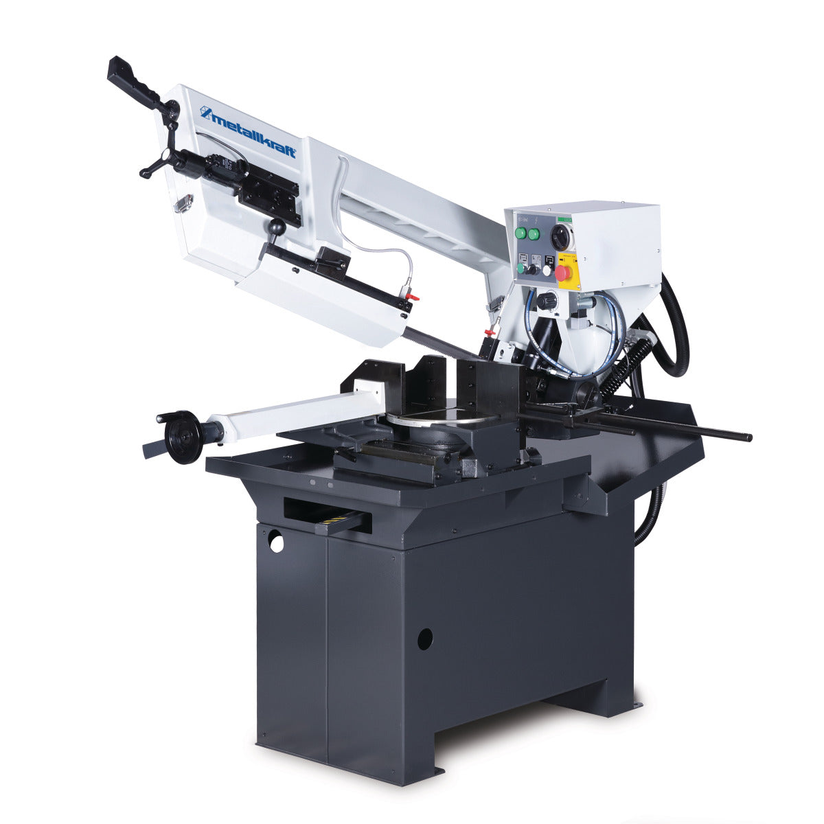serrote de fita manual com braço rotativo e descida hidráulica bmbs 260 x 280 h-dg - metallkraft (3680014) - 3680014