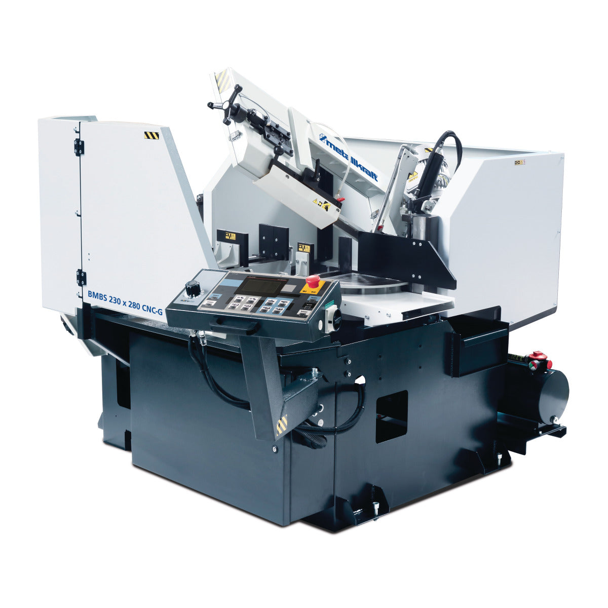 serrote de fita automático com braço rotativo bmbs 230 x 280 cnc-g - metallkraft (3690053) - 3690053