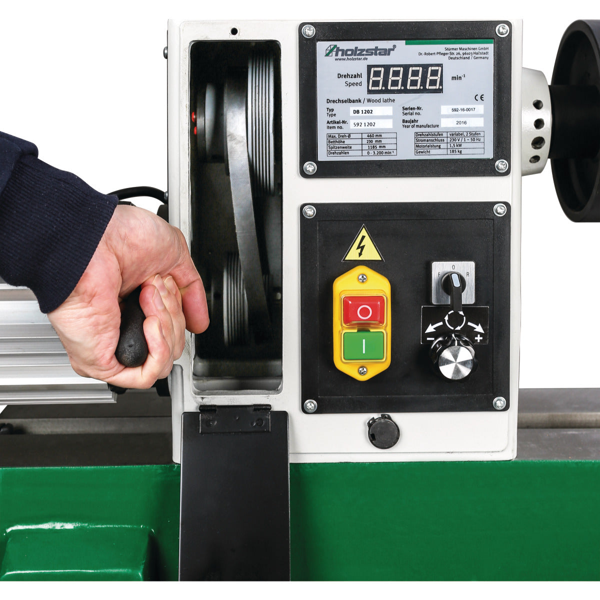 Torno para madeira DB 1202 Vario - Holzstar (5921202) - vista 3