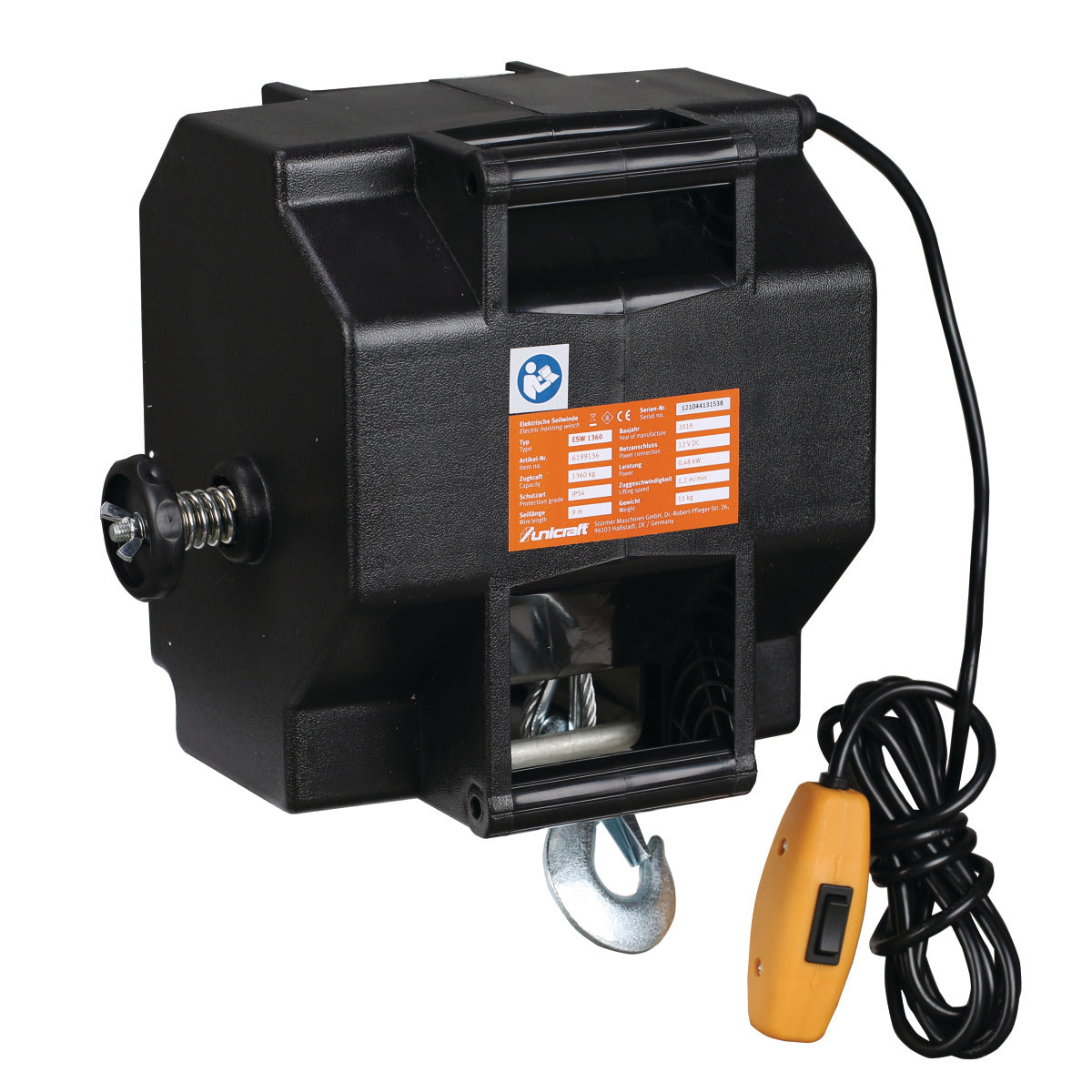 guincho elétrico de tração esw 1360 - unicraft (6199136) - 6199136