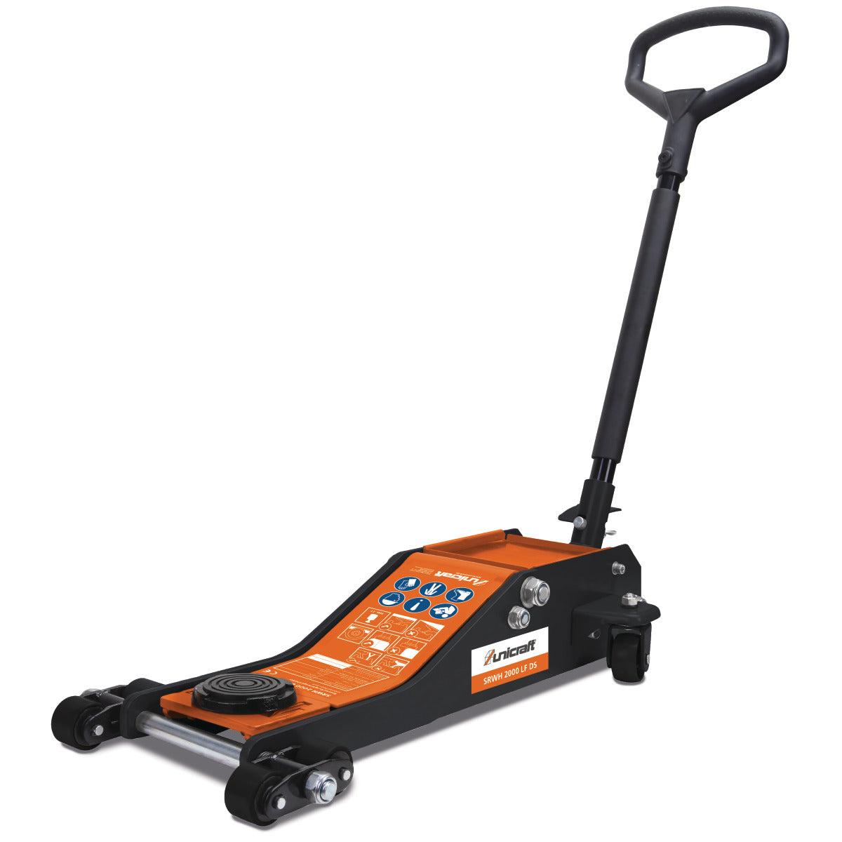 macaco de rodas de baixo perfil srwh 2000 lf ds - unicraft (6201125) - 6201125
