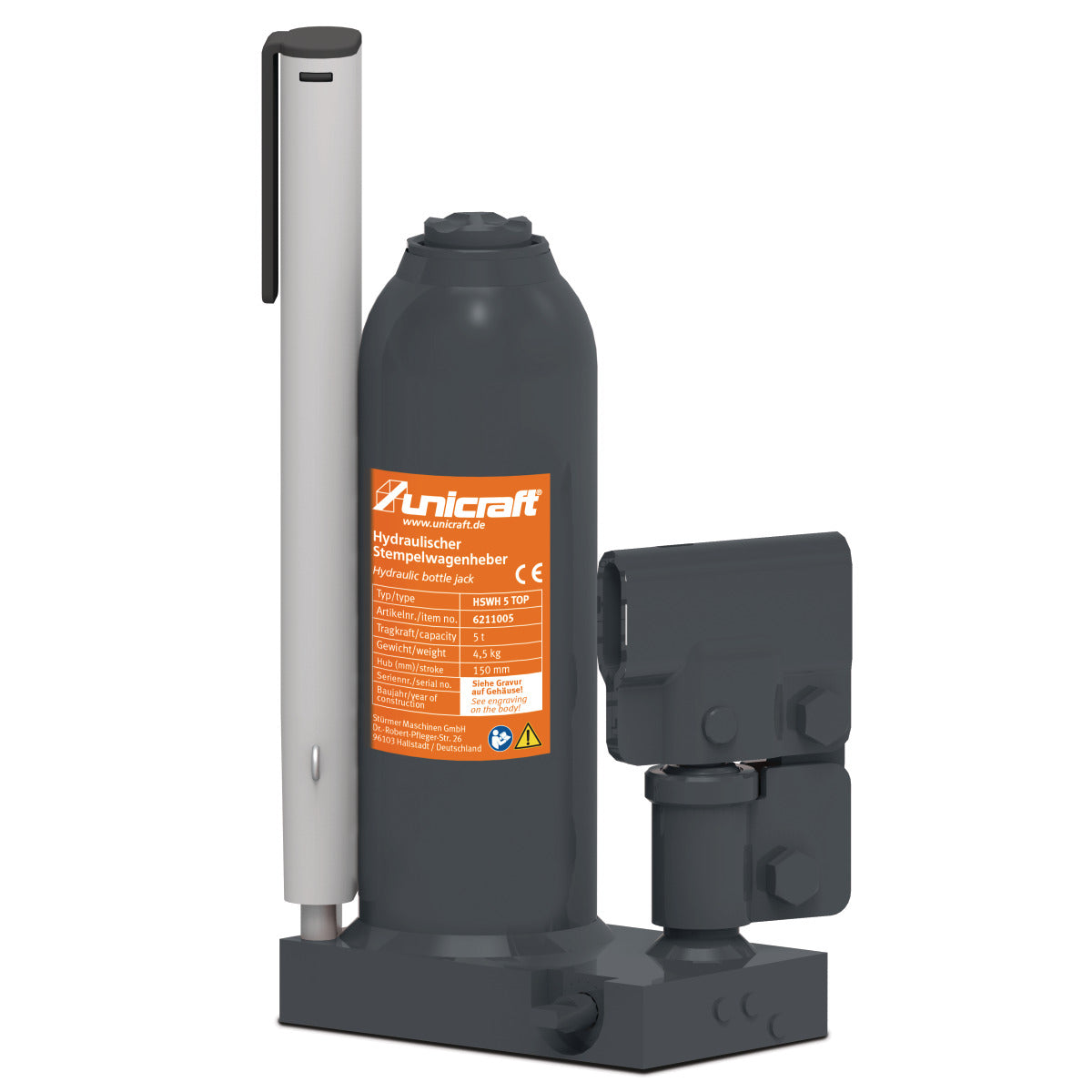 macaco de garrafa hswh 5 top - unicraft (6211005) - 6211005