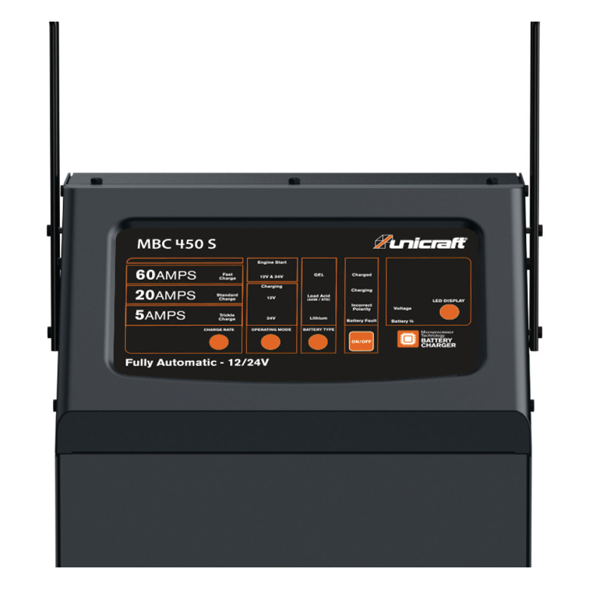 carregador/booster para baterias mbc 450 s - unicraft (6850515) - 6850515