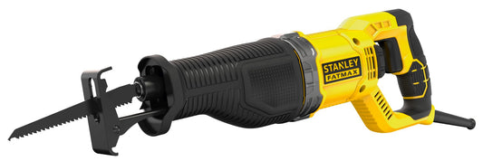 Serra Sabre 900W, velocidade variável 0 - 3.200 cpm, dimensão do golpe 28mm. Inclui 1 folha de serra para madeira - STANLEY (FME360-QS) - vista 1